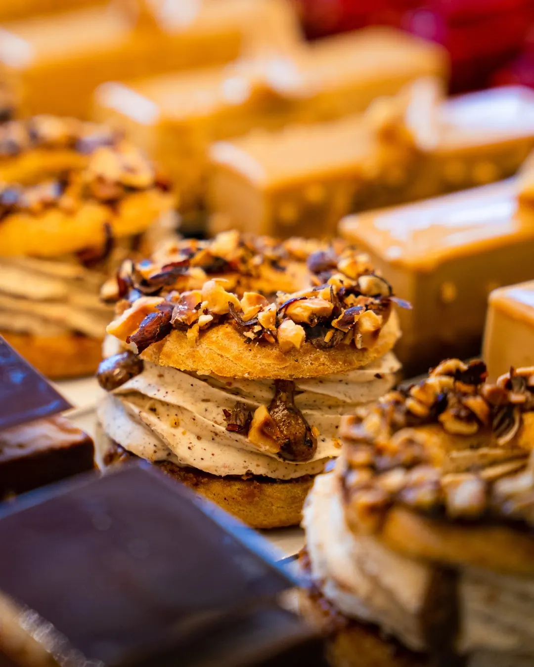 Choux pralinés à la noisette