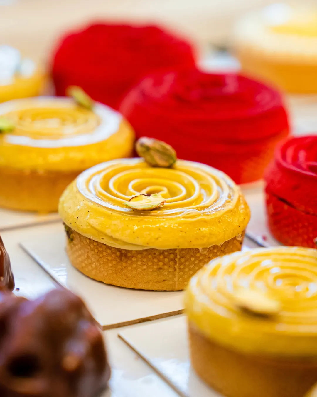 Tarte moderne à la pistache